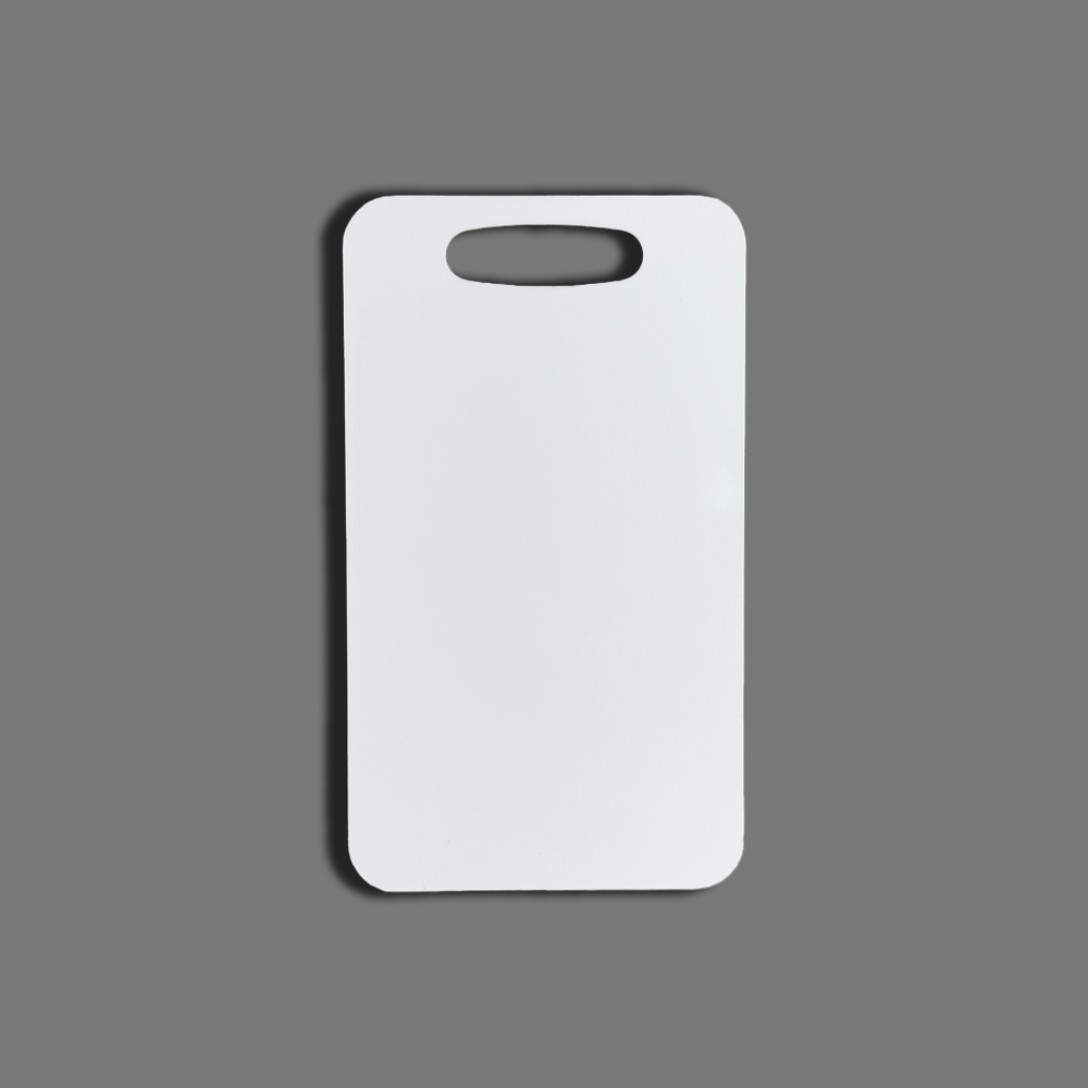 Small Aluminum Luggage Tag with Leather Strap