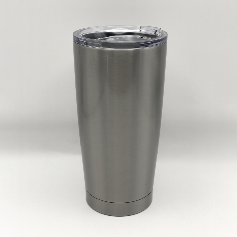 Double Walled Tumbler - Silver - 20oz
