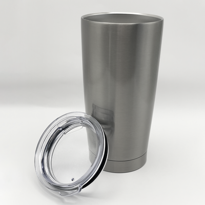 Double Walled Tumbler - Silver - 20oz