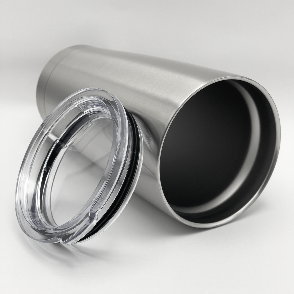 Double Walled Tumbler - Silver - 20oz