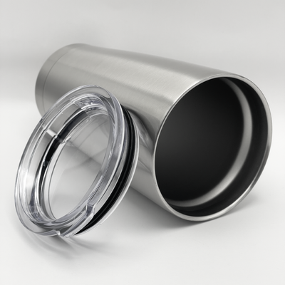 Double Walled Tumbler - Silver - 20oz