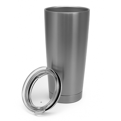 Double Walled Tumbler - Silver - 20oz