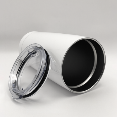 Double Walled Tumbler - White - 20oz