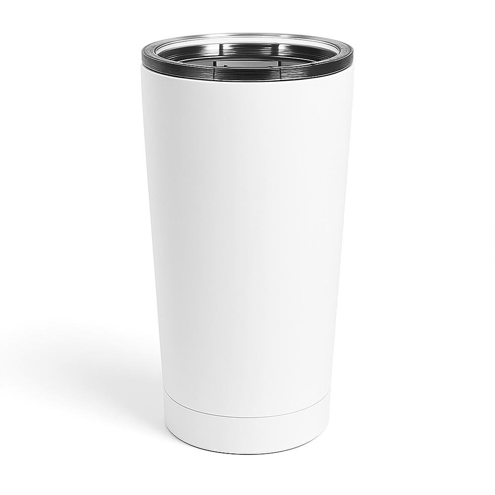 Double Walled Tumbler - White - 20oz