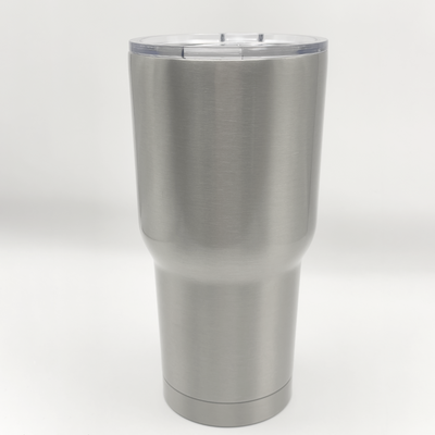 Double Walled Tumbler - Silver - 30oz