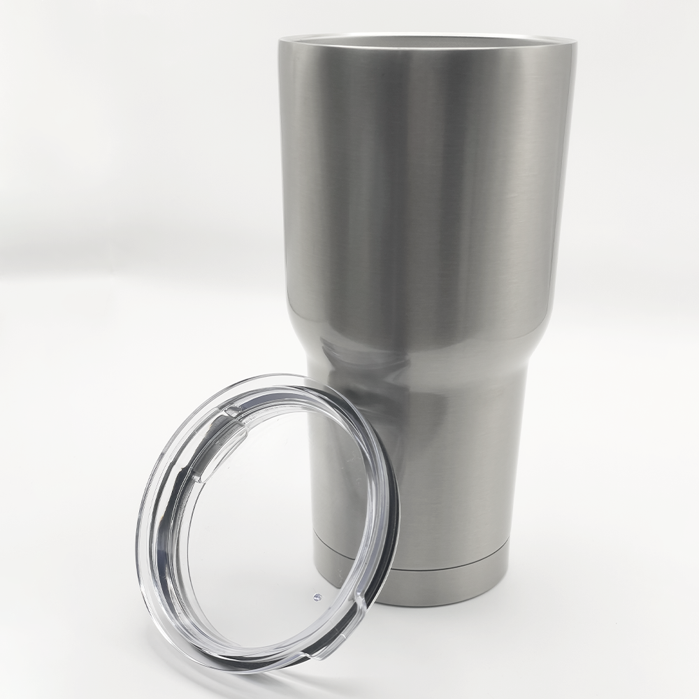Double Walled Tumbler - Silver - 30oz