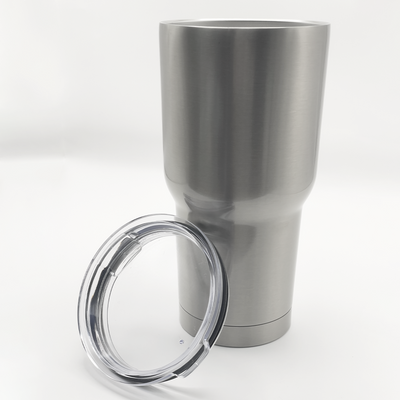 Double Walled Tumbler - Silver - 30oz