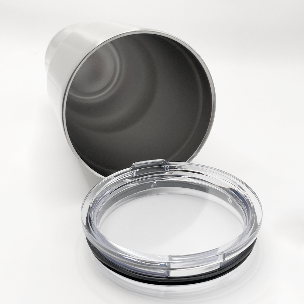 Double Walled Tumbler - Silver - 30oz