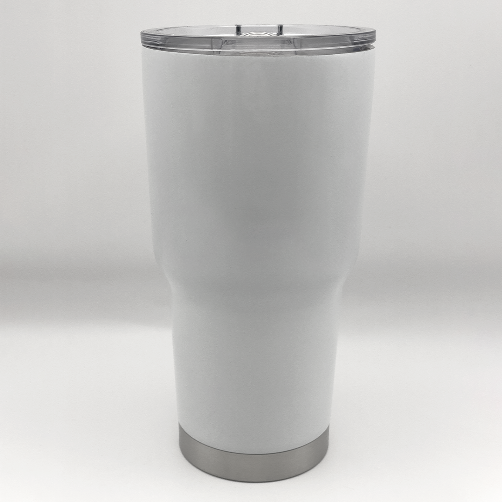 Double Walled Tumbler - White - 30oz