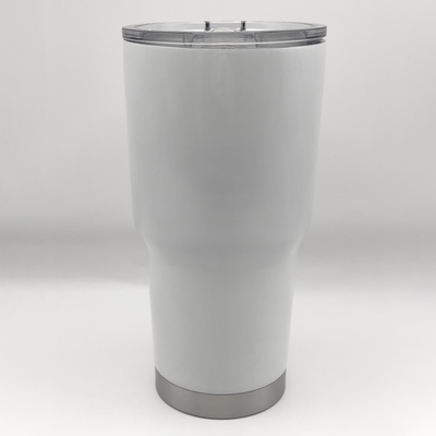 Double Walled Tumbler - White - 30oz