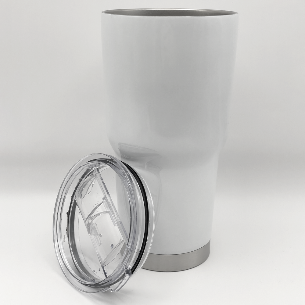 Double Walled Tumbler - White - 30oz