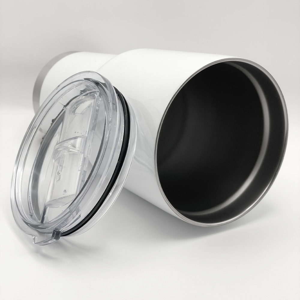 Double Walled Tumbler - White - 30oz