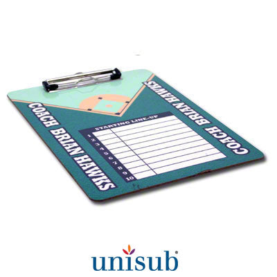 Dry Erase Clipboard with Flat Clip - 9 x 12.5