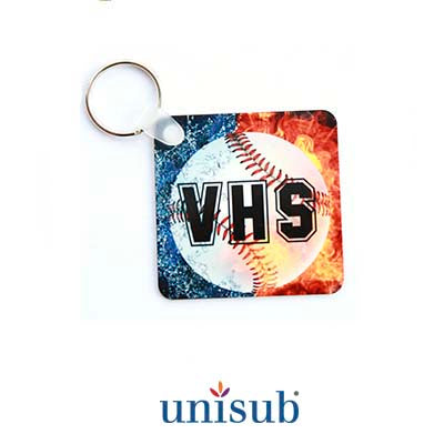Key Chain Square - Double Sided - 2.25" x 2.25"