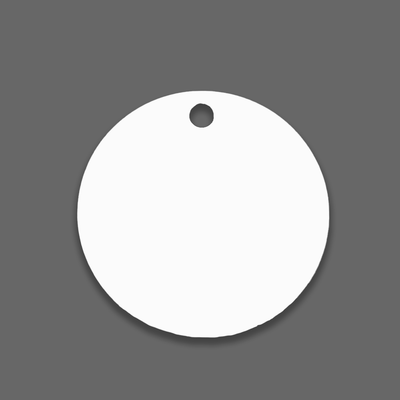 Key Chain Circle - Double Sided - 2.5"