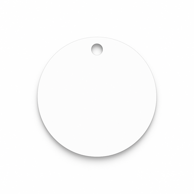 Key Chain Circle - Double Sided - 2.5"