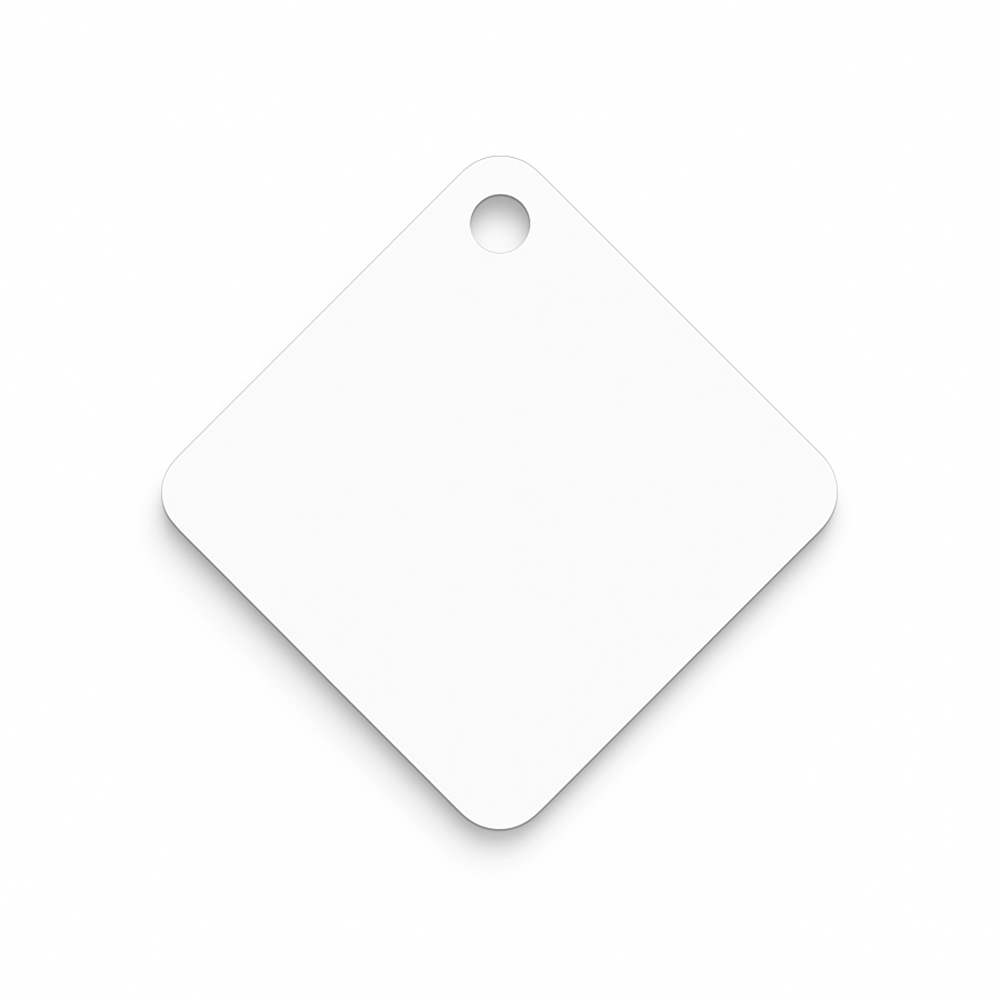 Key Chain Square - Double Sided - 2.25" x 2.25"