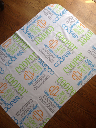 Baby Burp Cloth - 15" x 12"
