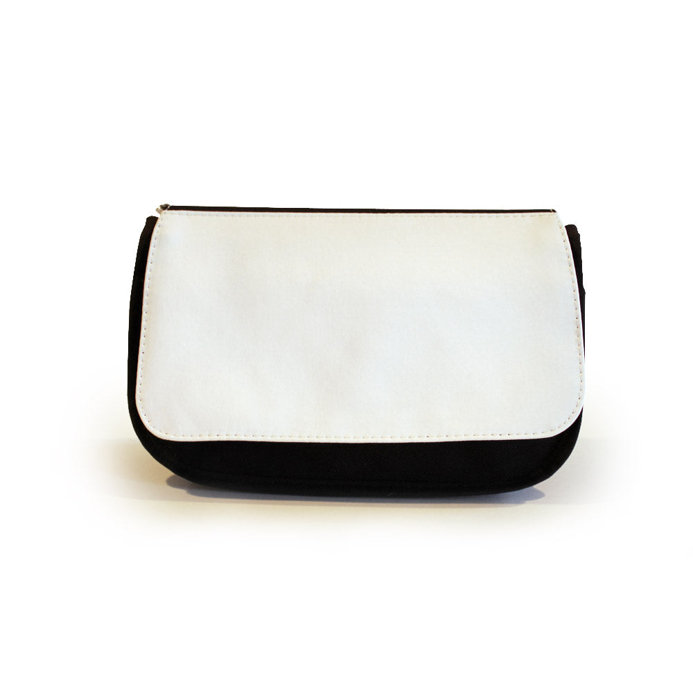 Cosmetic Bag - Canvas - 8.5" x 5.5" - w/ Printable Flap