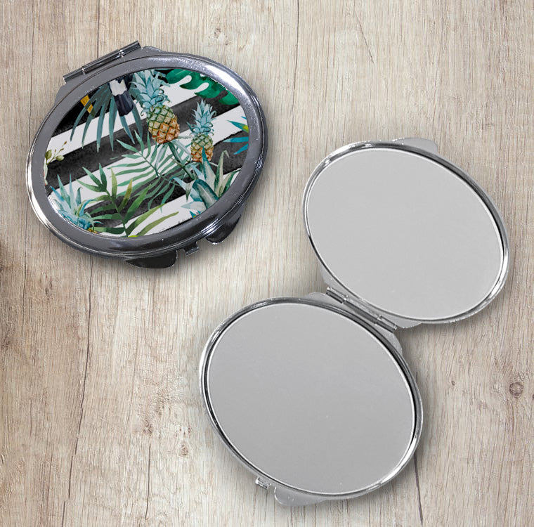 Compact Makeup Mirror - Oval