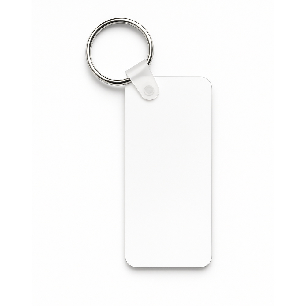 Keyring Rectangle - 1.5" x 3.25" 