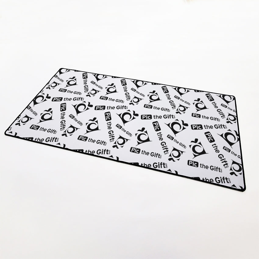 Desk Mat - 16" x 35" - Black Edge
