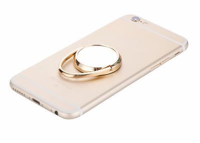 Mobile Phone Finger Ring Stand - Gold
