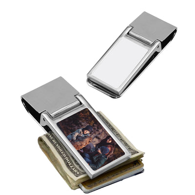 Silver Money Wallet Clip - 0.62" x 1.06"