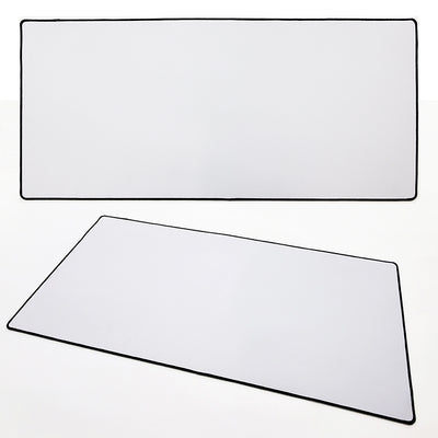 Desk Mat - 16" x 35" - Black Edge