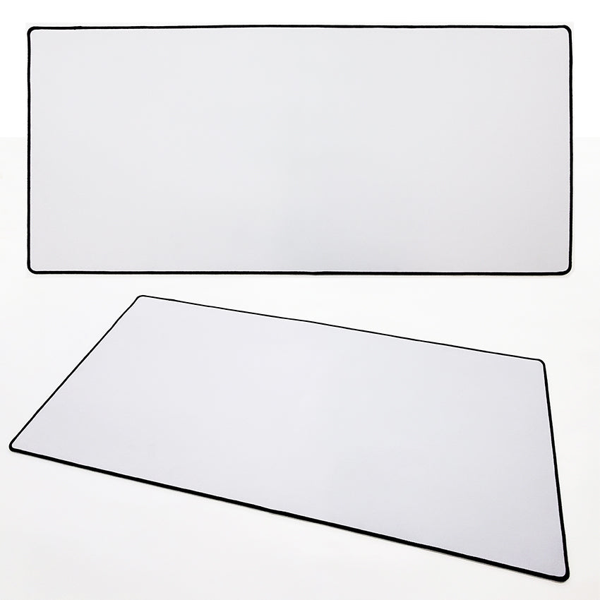 Desk Mat - 16" x 35" - Black Edge