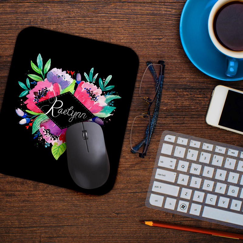 Photo Mouse Pad with Gel Wrist Rest - Custom Picture Gift Mousepad - Pet  Gift Dog Cat